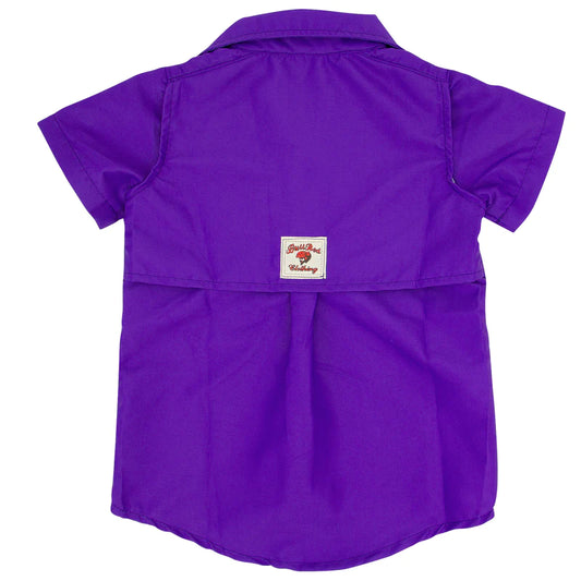 Bull Red Purple Fishing Shirt