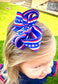 July 4th Red White & Blue Grosgrain Bow