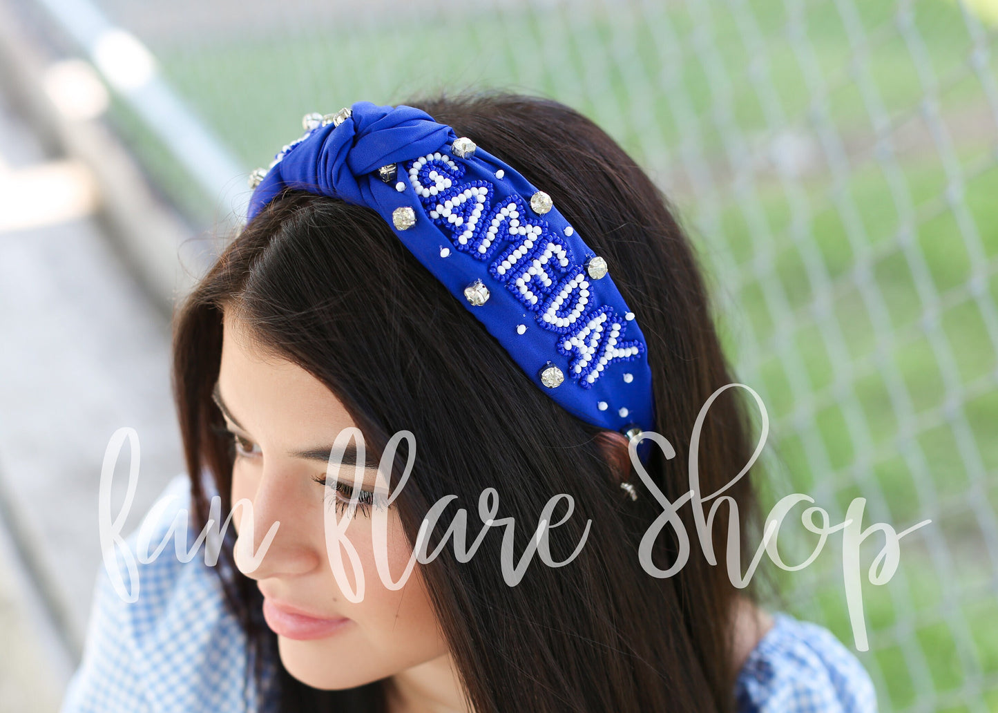 Beaded GAME DAY Headband