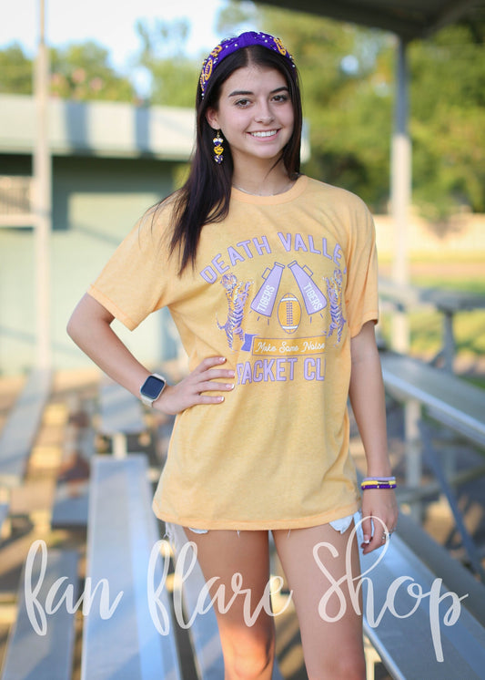 Death Valley Racket Club Game Day Shirt | Yellow