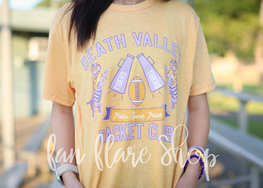 Death Valley Racket Club Game Day Shirt | Yellow