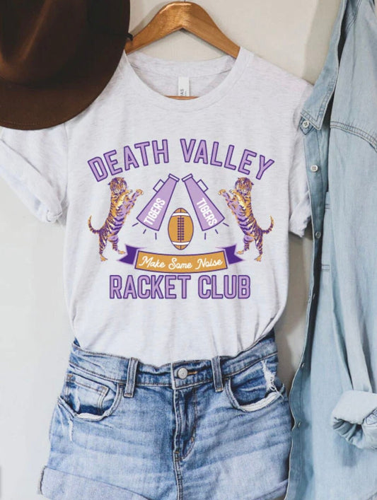 Death Valley Racket Club Game Day Shirt | Light Gray