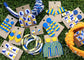 The Blue and Yellow Collection | Game Day Clay Earrings