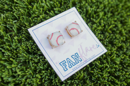 Baseball Stud Game Day Earrings