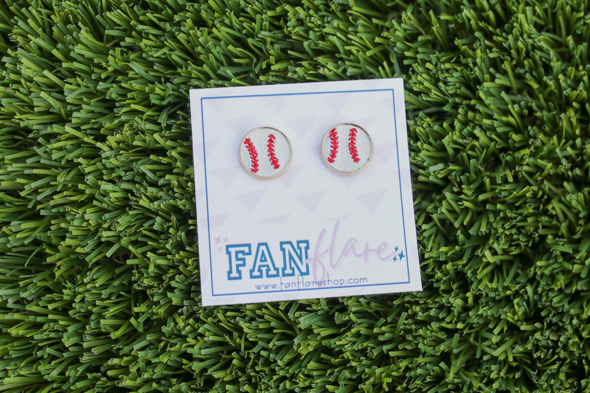 Baseball Stud Game Day Earrings