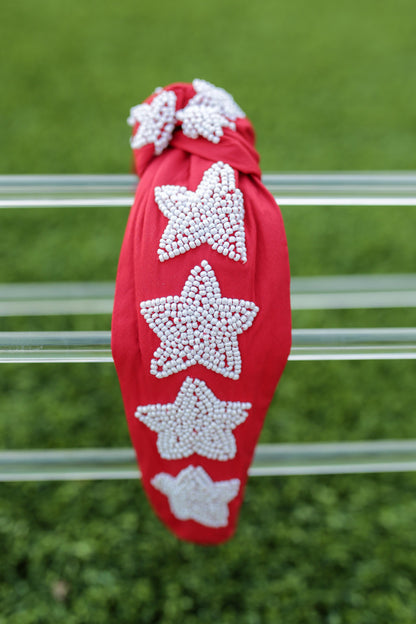 Beaded Star Game Day Headband