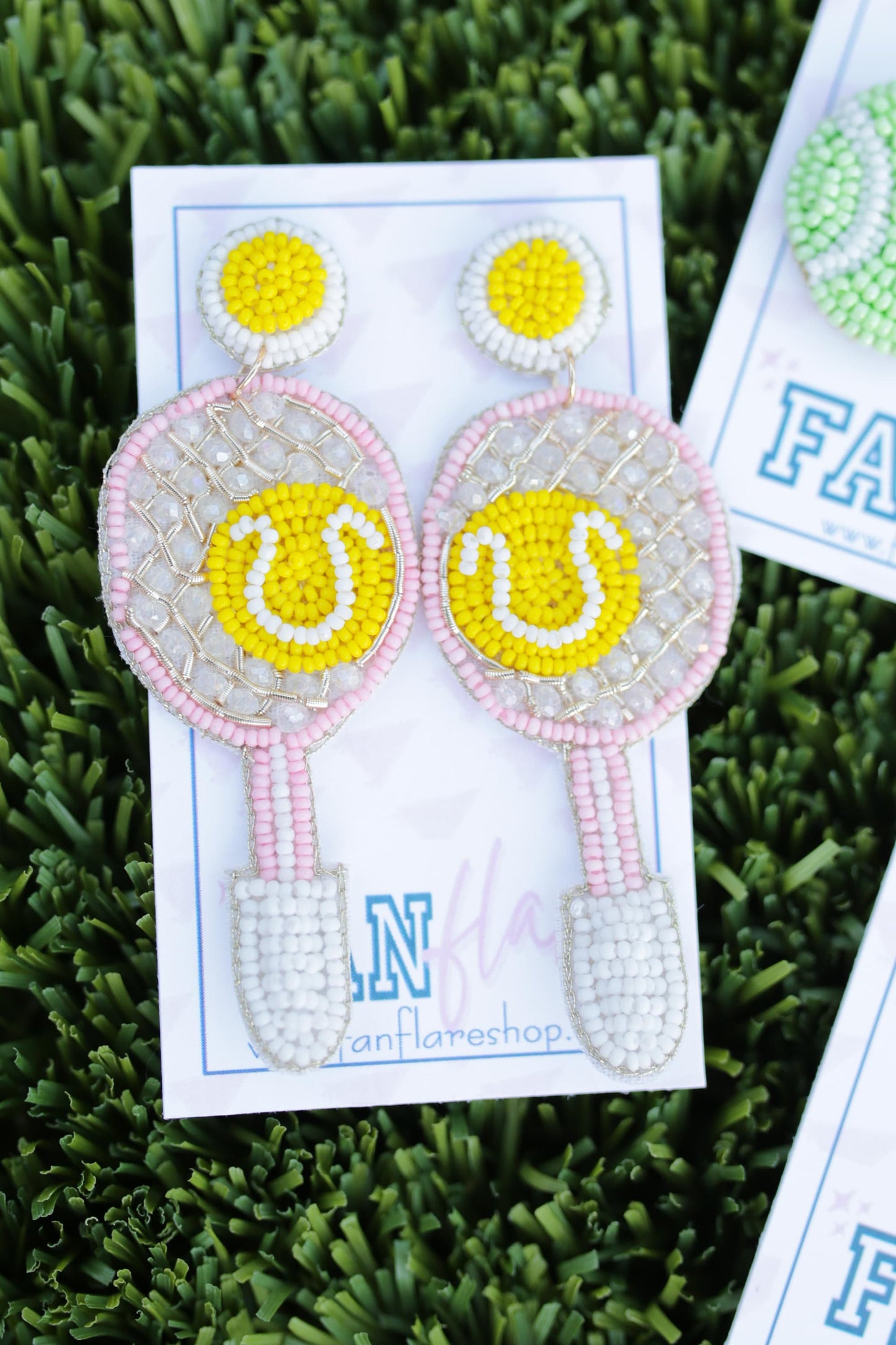 Tennis Collection Beaded Game Day Earrings