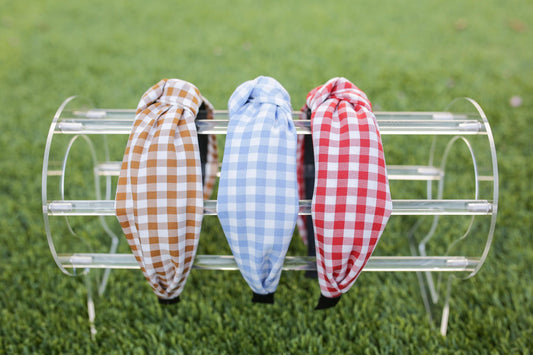 Gingham Game Day Headband