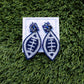 Beaded Football Game Day Earring Collection