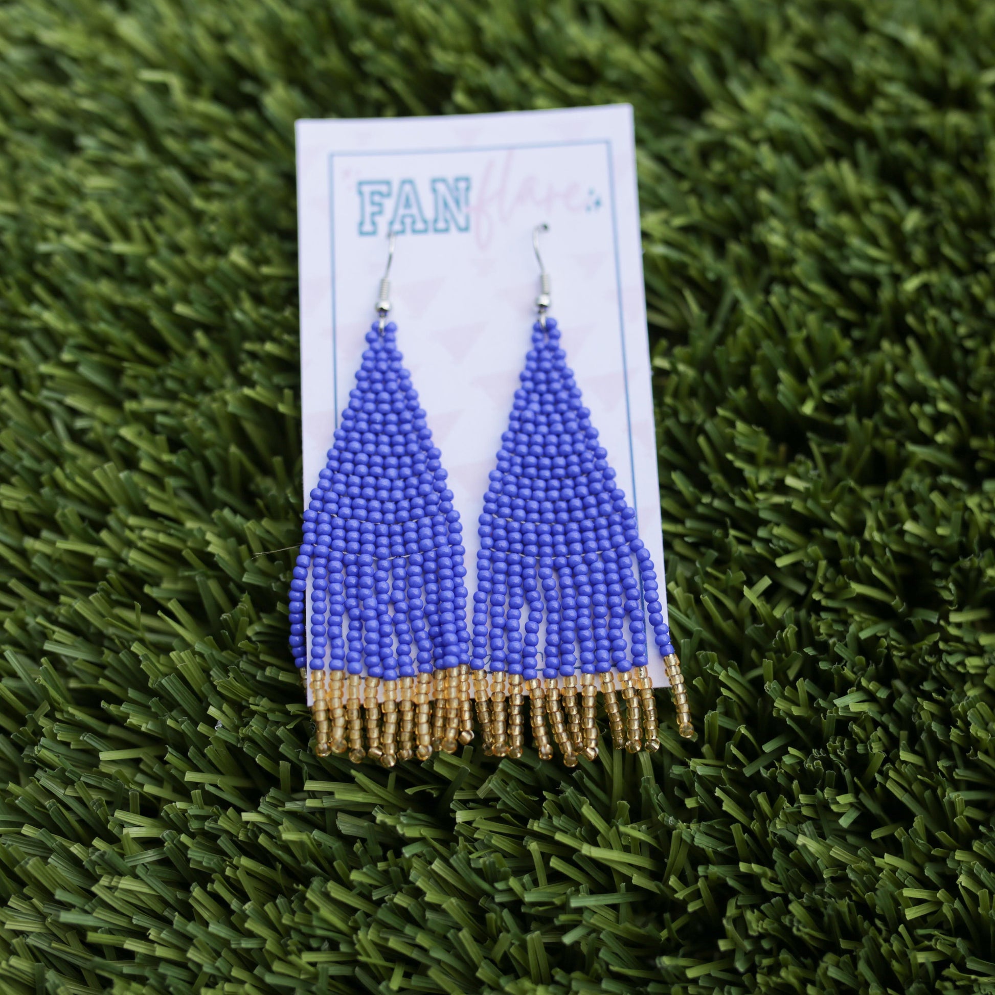 Blue and Gold Game Day Statement Earring Collection