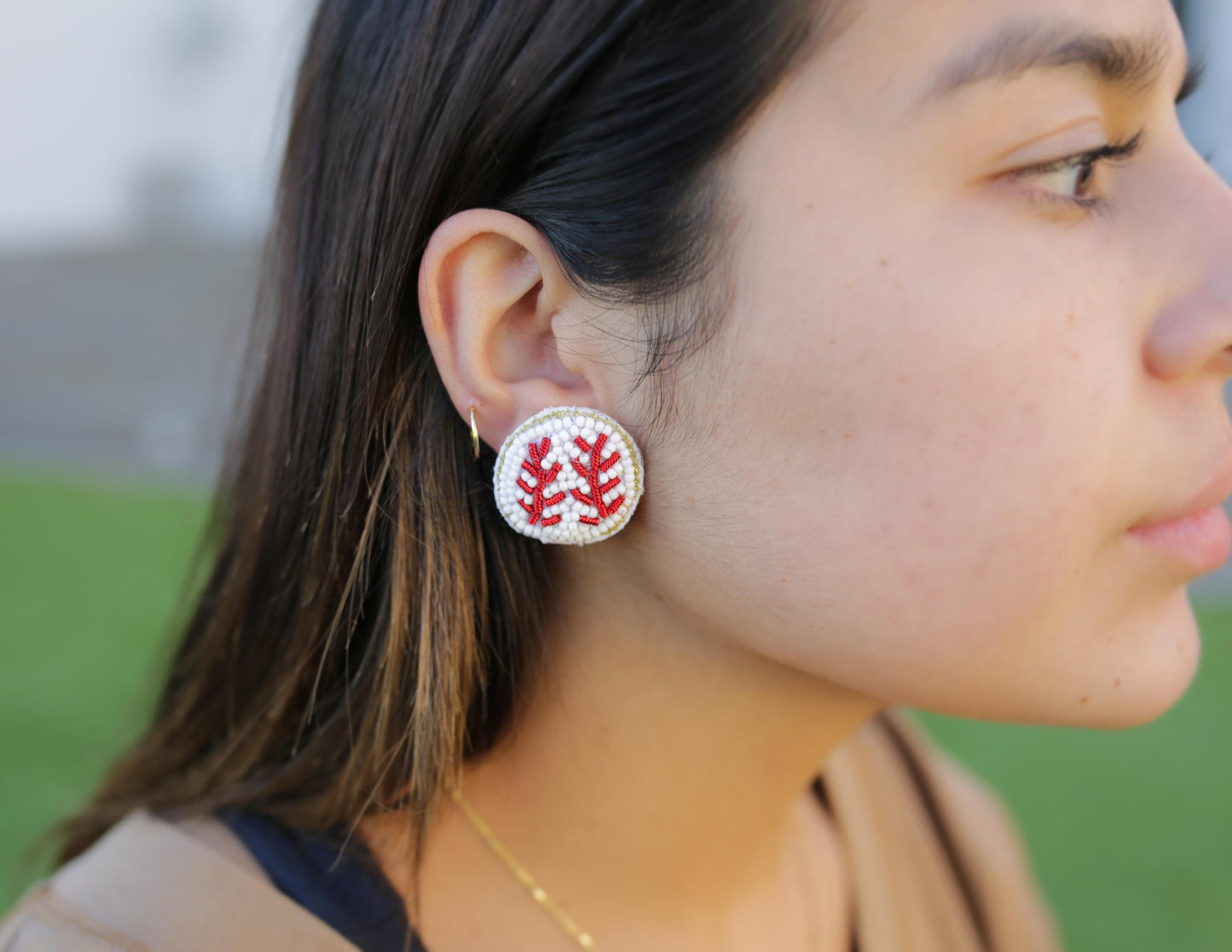 Baseball Stud Game Day Earrings