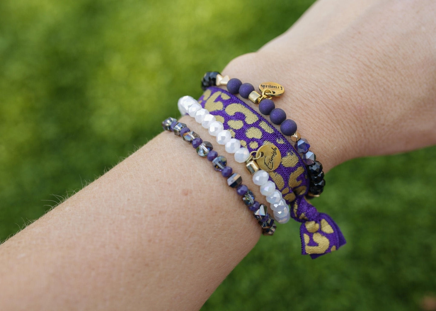 Beaded Game Day Stacks - Fan Flare