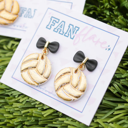 Volleyball Clay Earrings | Game Day