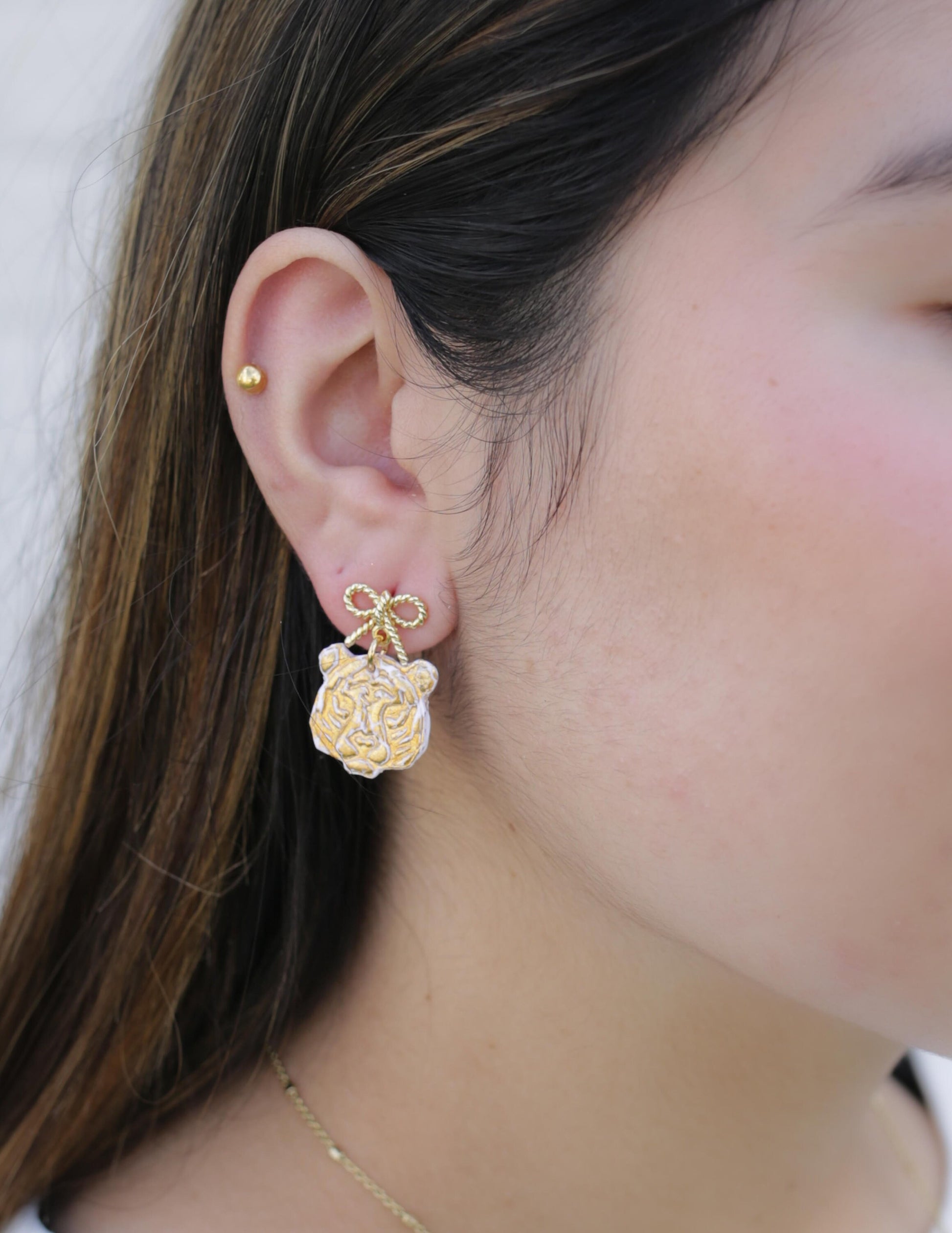 Purple and Gold Collection | Game Day Earrings