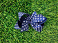 Navy Stars Grosgrain Bow