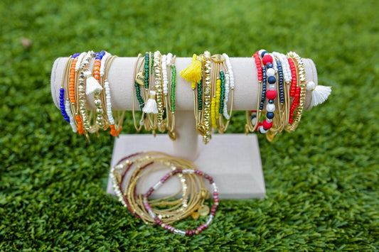 Beaded Game Day Stacks - Fan Flare