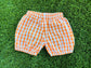 Girls Gingham Bubble Game Day Shorts