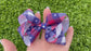 July 4th / Red White Blue / Grosgrain Bow / Game Day / Team Colors / Stars