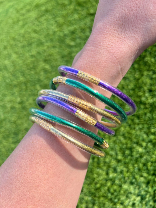 Mardi Gras Bracelet Stack