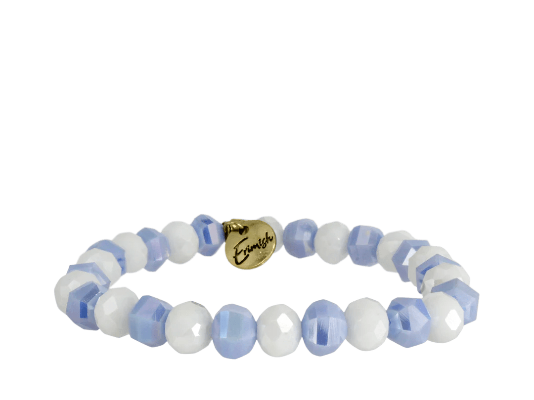 The Blues: Single Beaded Stretch Game Day Bracelets - Fan Flare