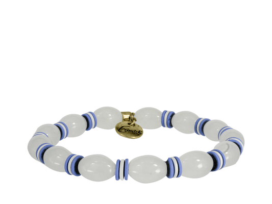 The Blues: Single Beaded Stretch Game Day Bracelets - Fan Flare