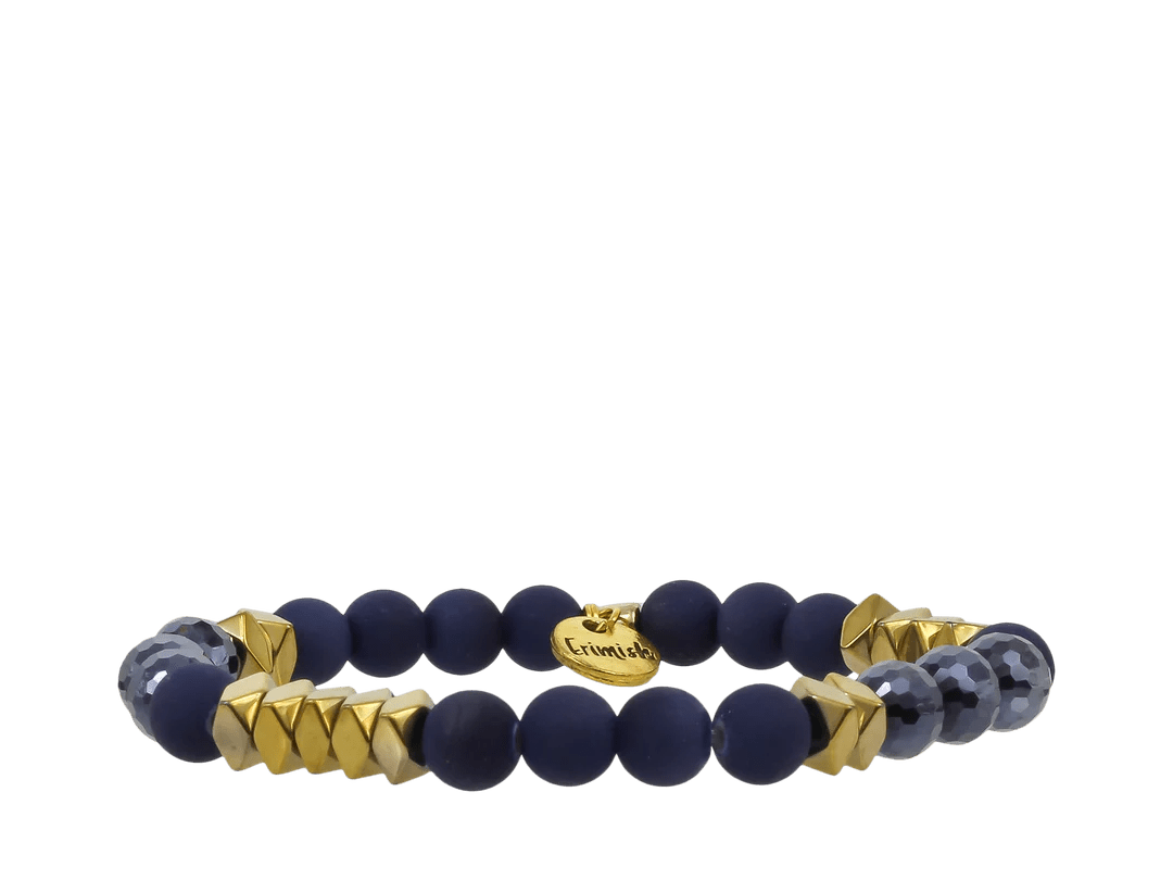 The Blues: Single Beaded Stretch Game Day Bracelets - Fan Flare